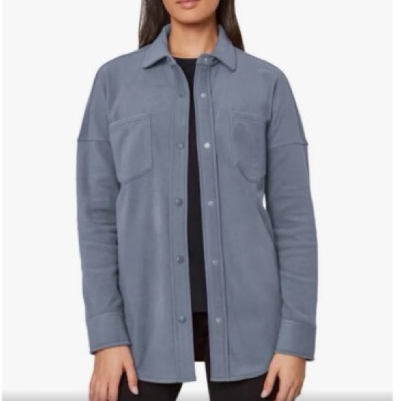 Mondetta Tops - Mondetta Light Purple Shacket Shirt Jacket – Modern Collar – Medium